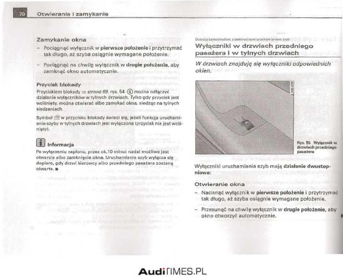 manual  Audi A4 B6 instrukcja / page 65