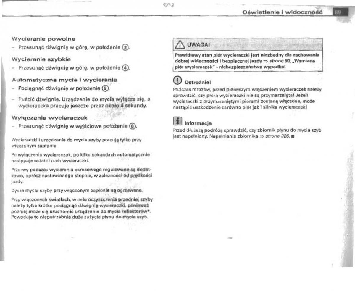 Audi A4 B6 instrukcja obslugi / page 84