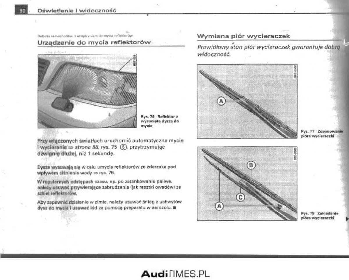 manual  Audi A4 B6 instrukcja / page 85