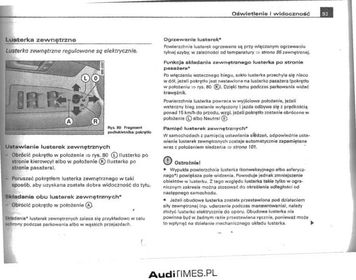 manual  Audi A4 B6 instrukcja / page 88