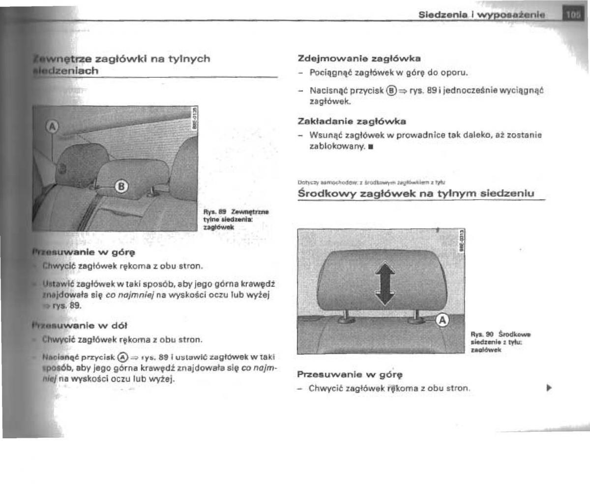 manual  Audi A4 B6 instrukcja / page 99