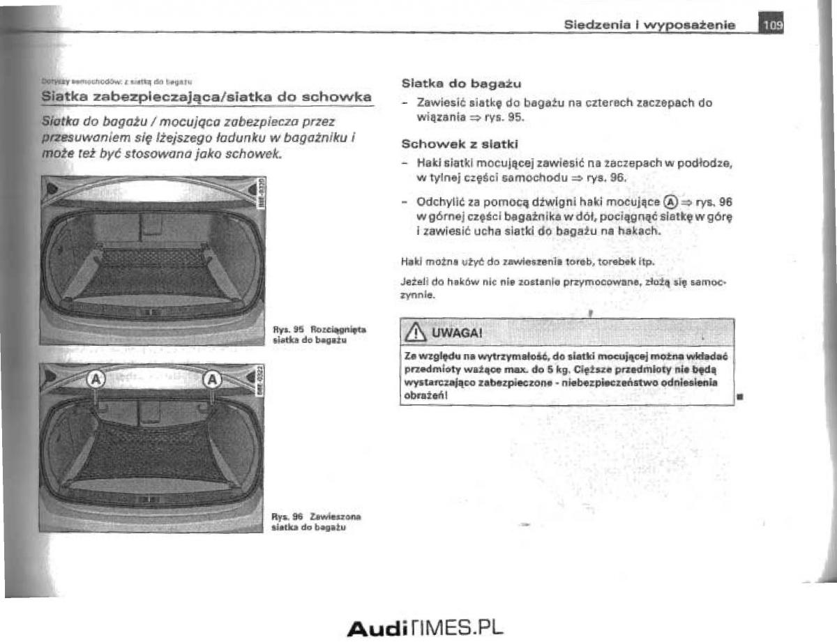 manual  Audi A4 B6 instrukcja / page 103