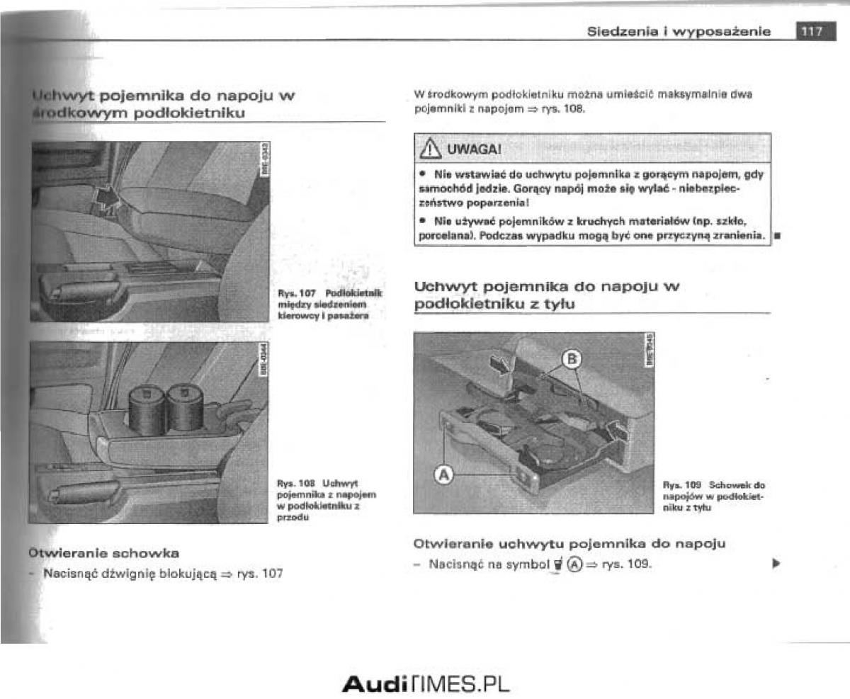 manual  Audi A4 B6 instrukcja / page 111