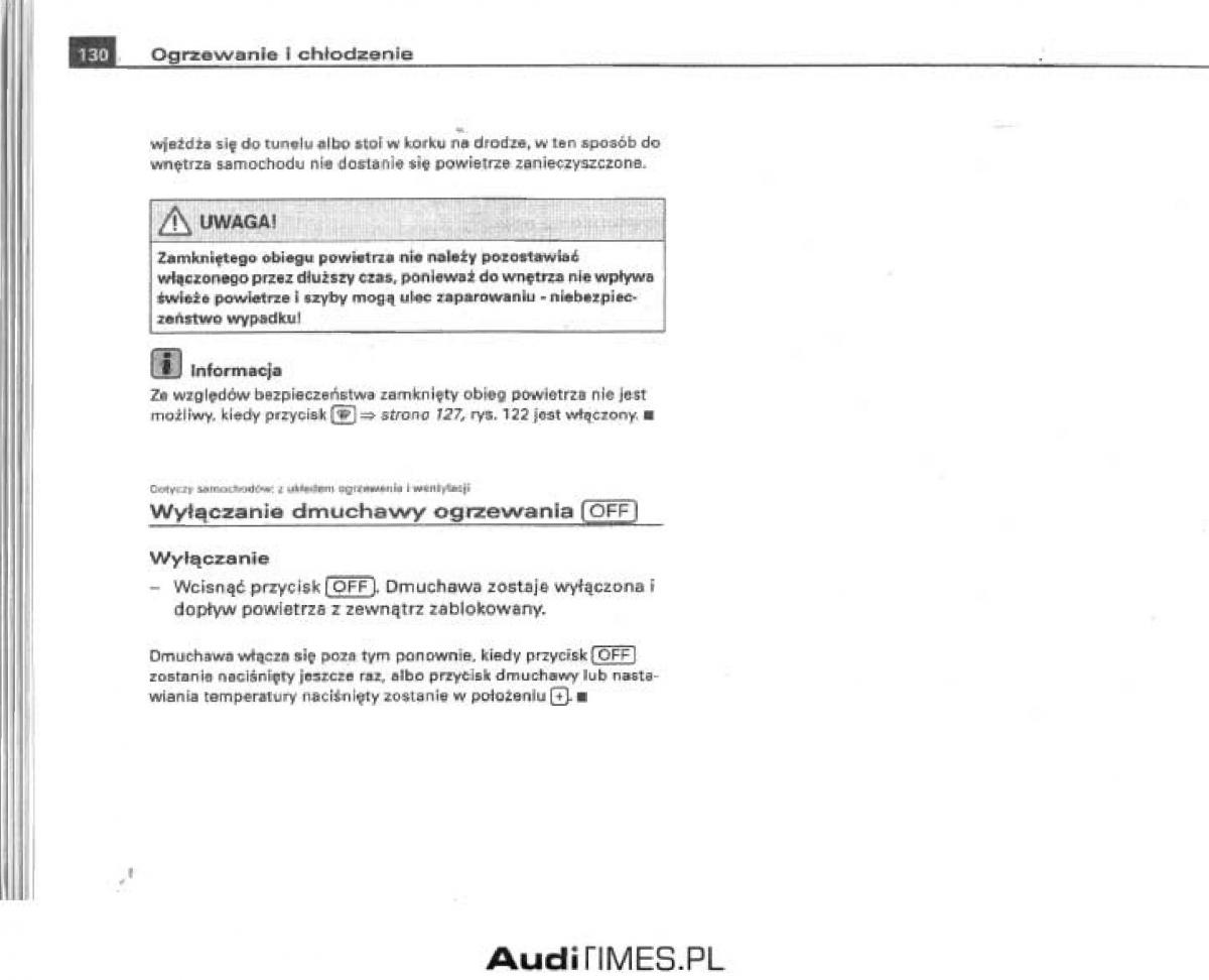 manual  Audi A4 B6 instrukcja / page 124