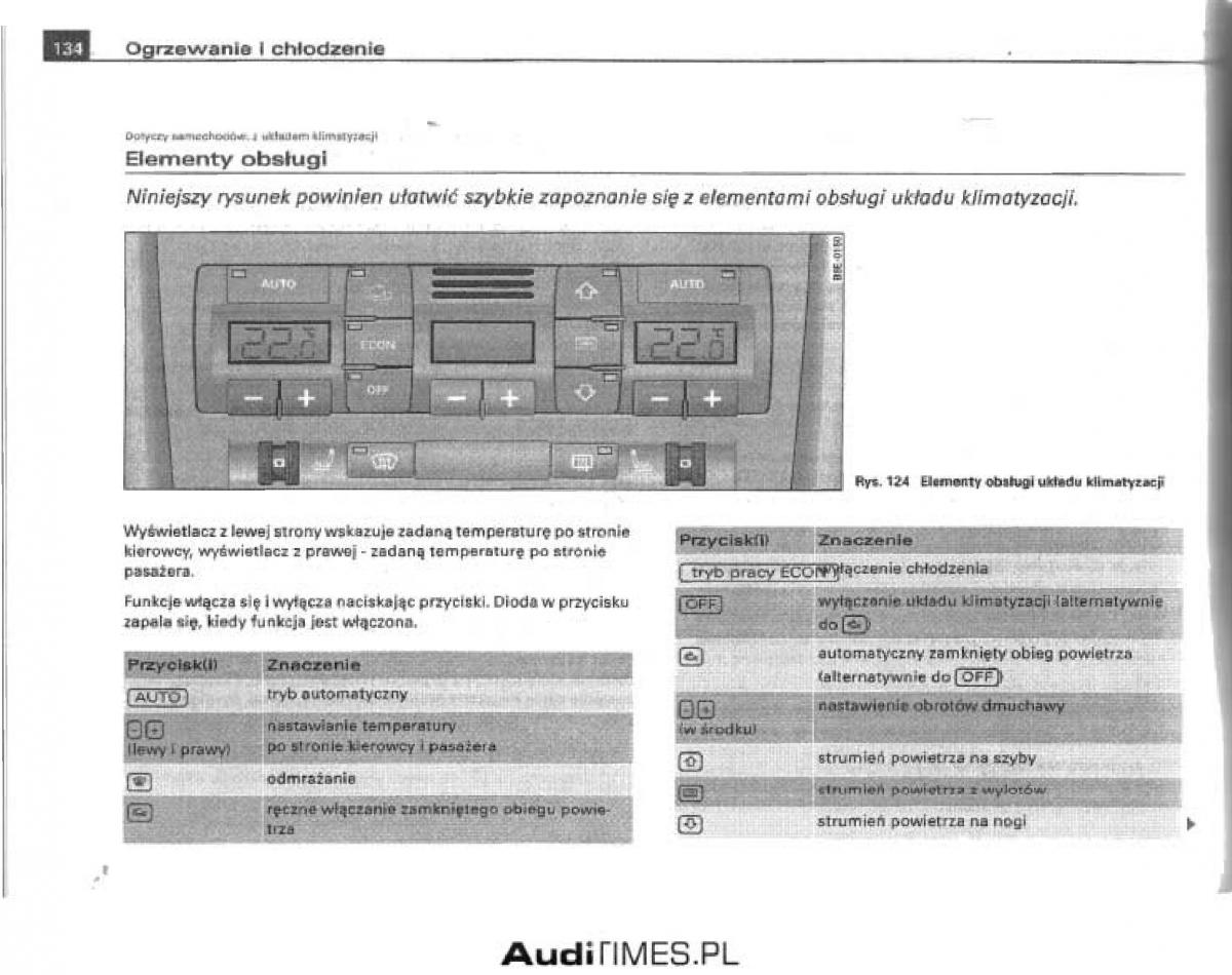 manual  Audi A4 B6 instrukcja / page 128