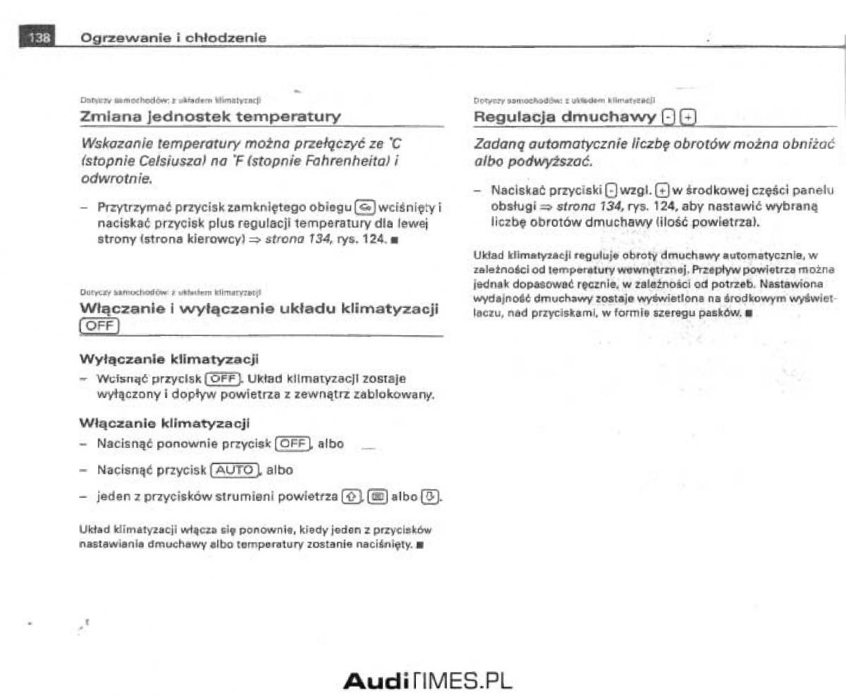 manual  Audi A4 B6 instrukcja / page 132