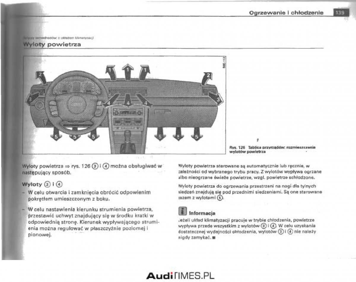 manual  Audi A4 B6 instrukcja / page 133