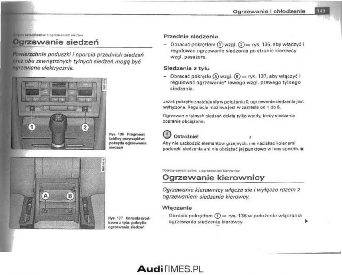 manual  Audi A4 B6 instrukcja / page 143