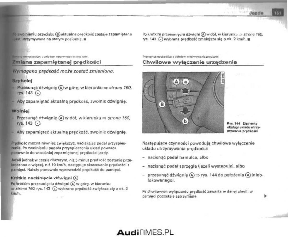 manual  Audi A4 B6 instrukcja / page 155