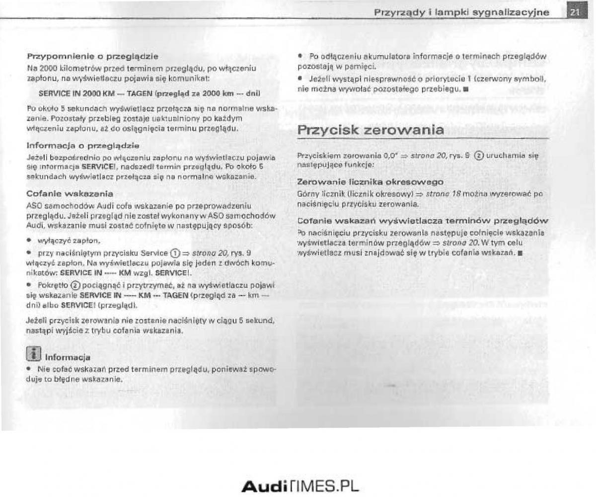 manual  Audi A4 B6 instrukcja / page 16