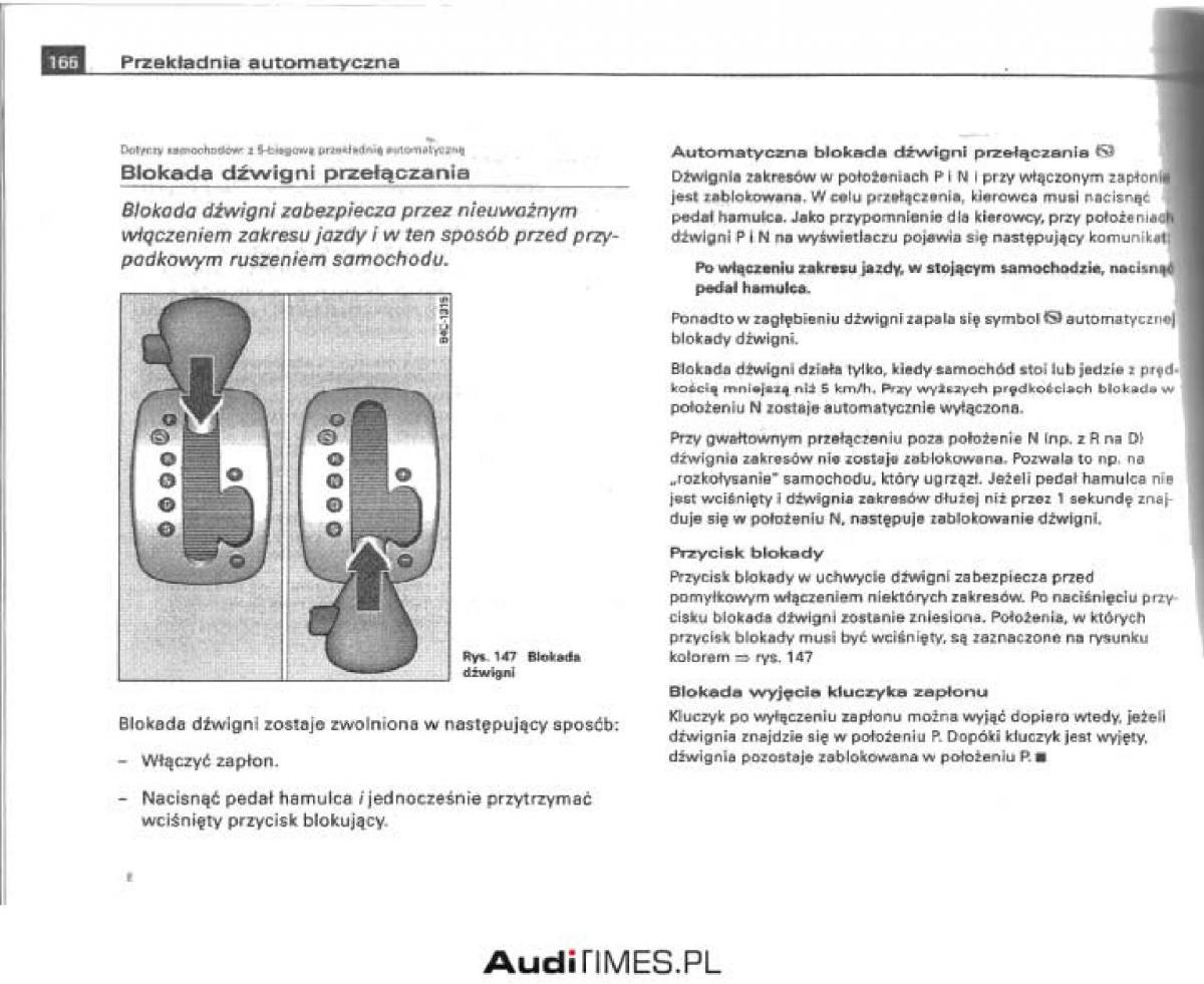 manual  Audi A4 B6 instrukcja / page 160