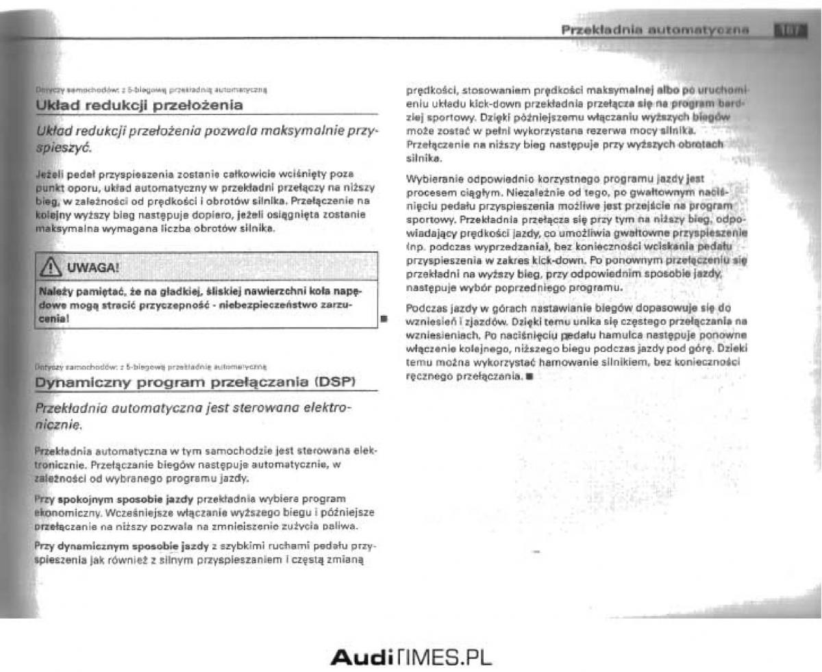 manual  Audi A4 B6 instrukcja / page 161