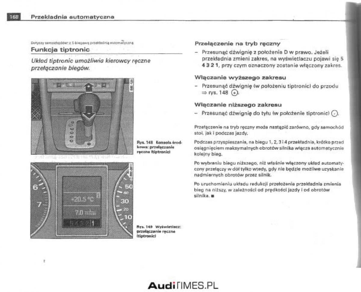 manual  Audi A4 B6 instrukcja / page 162