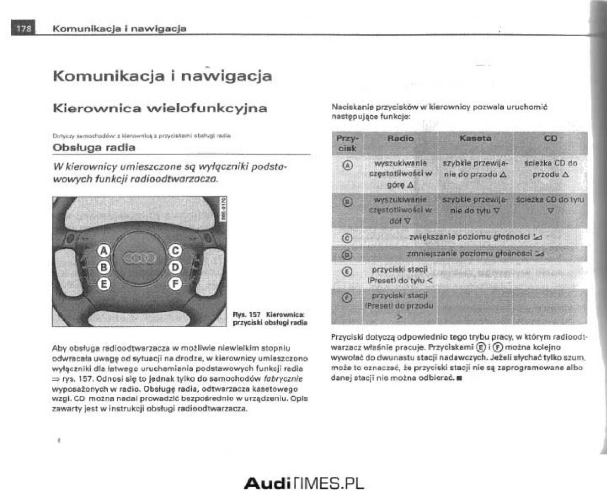 manual  Audi A4 B6 instrukcja / page 172