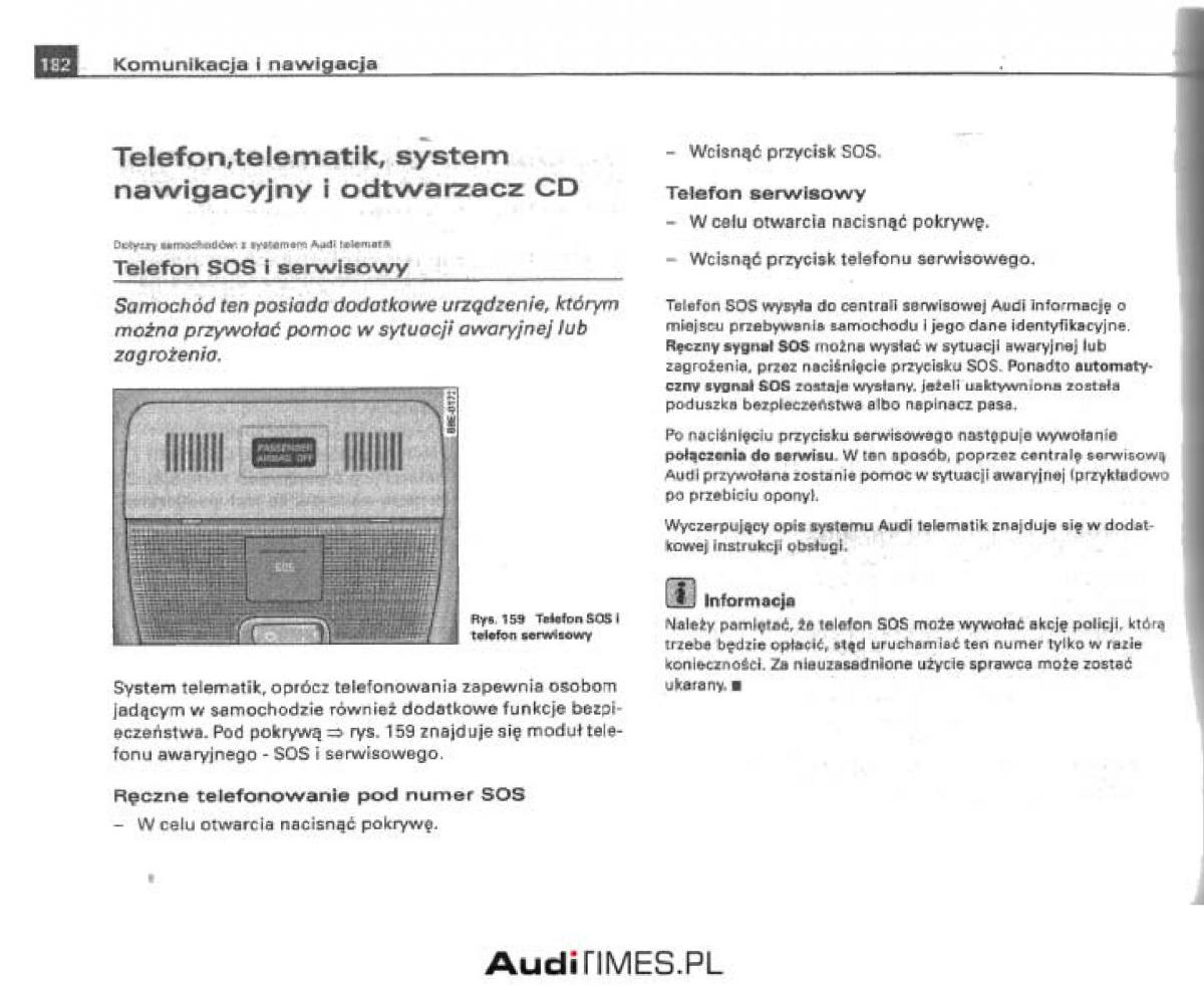 manual  Audi A4 B6 instrukcja / page 176