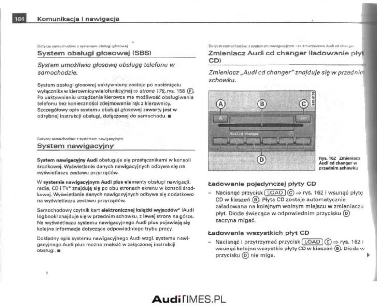 manual  Audi A4 B6 instrukcja / page 178