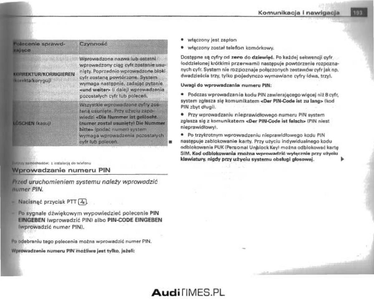 manual  Audi A4 B6 instrukcja / page 187