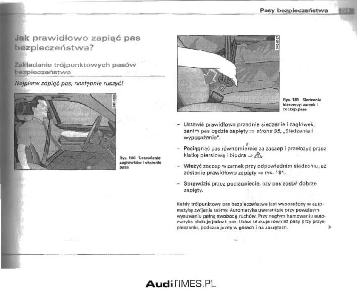 manual  Audi A4 B6 instrukcja / page 221