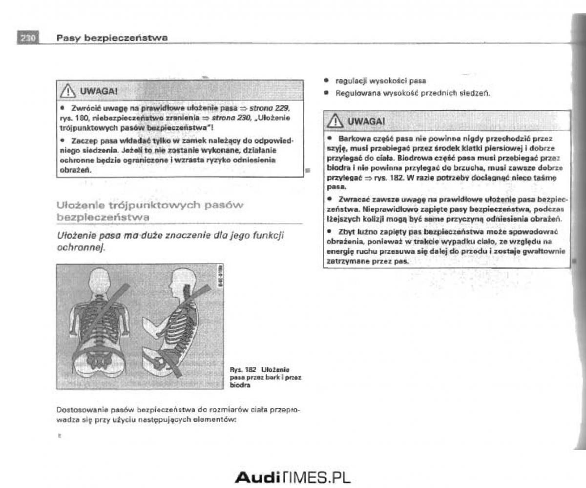 manual  Audi A4 B6 instrukcja / page 222