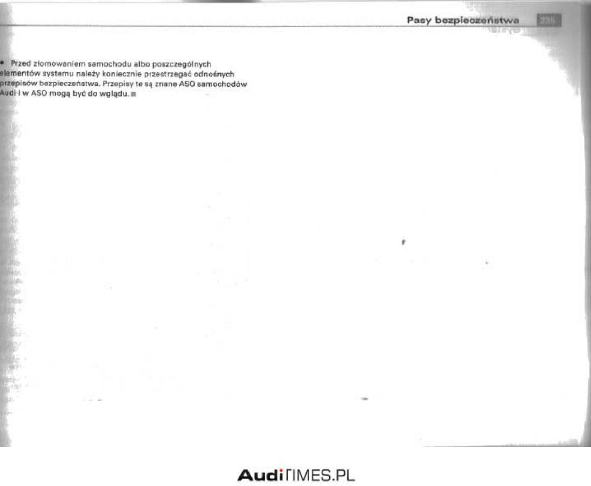 manual  Audi A4 B6 instrukcja / page 227