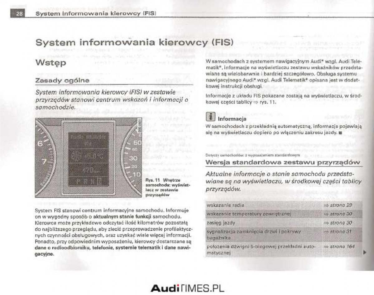 Audi A4 B6 instrukcja obslugi / page 23