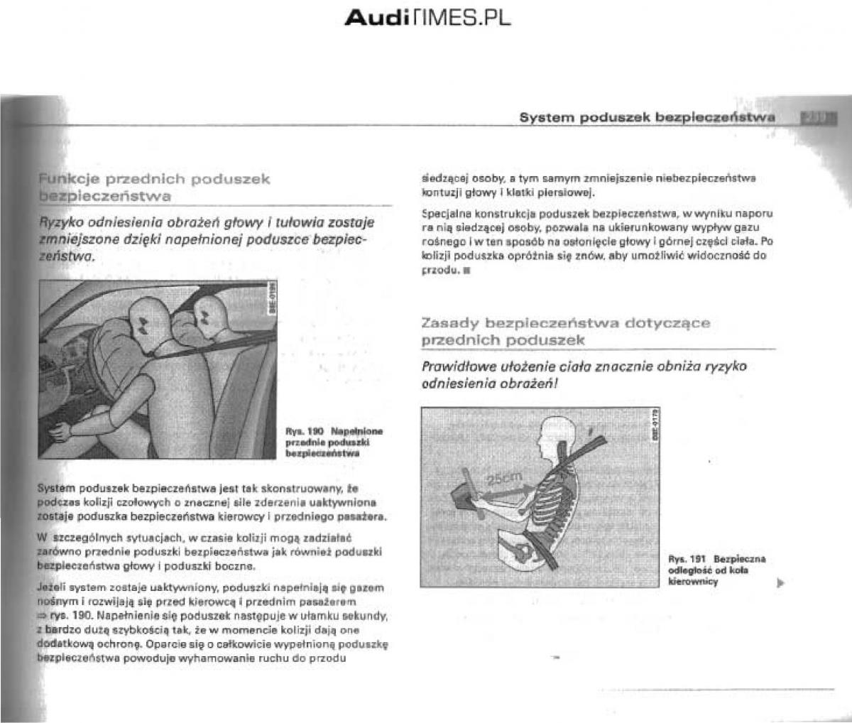 manual  Audi A4 B6 instrukcja / page 230