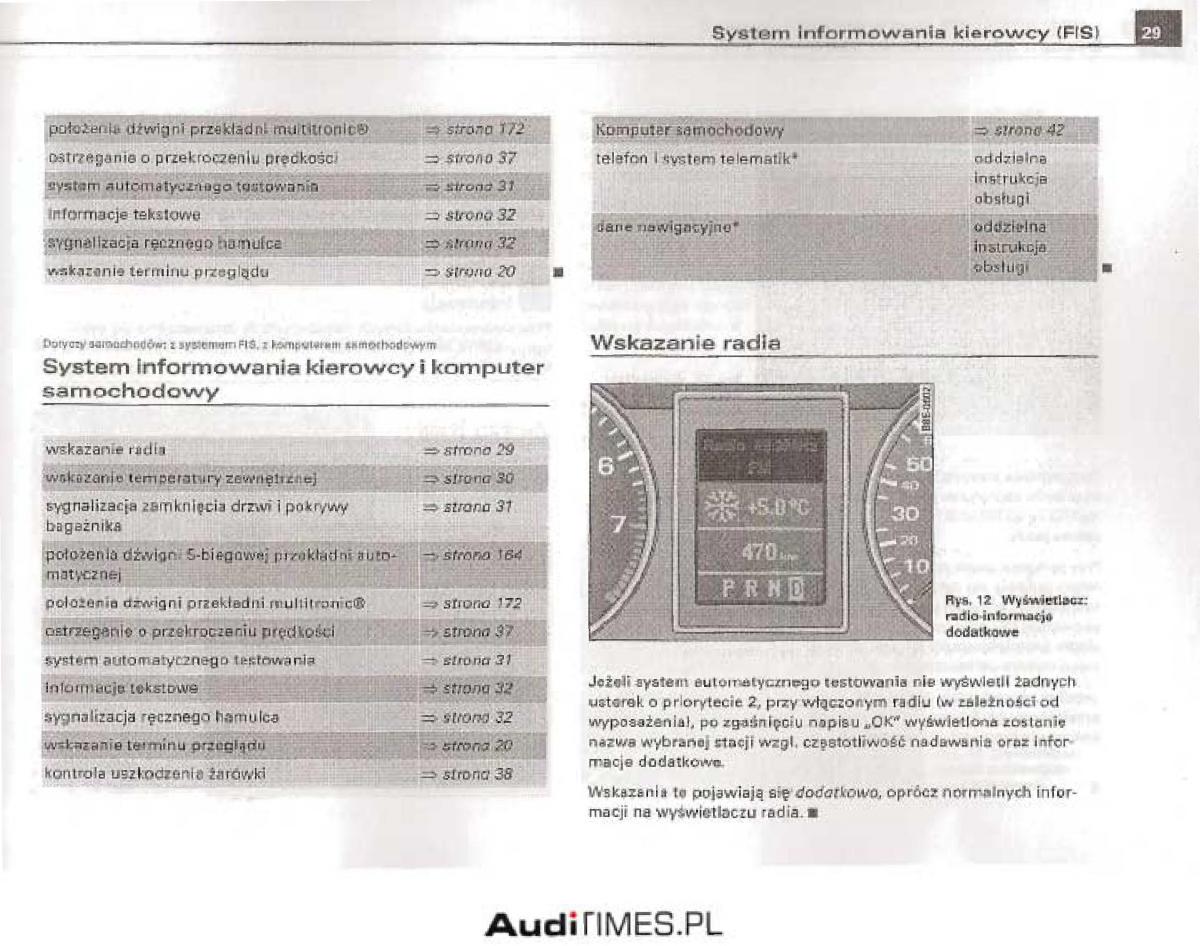 Audi A4 B6 instrukcja obslugi / page 24