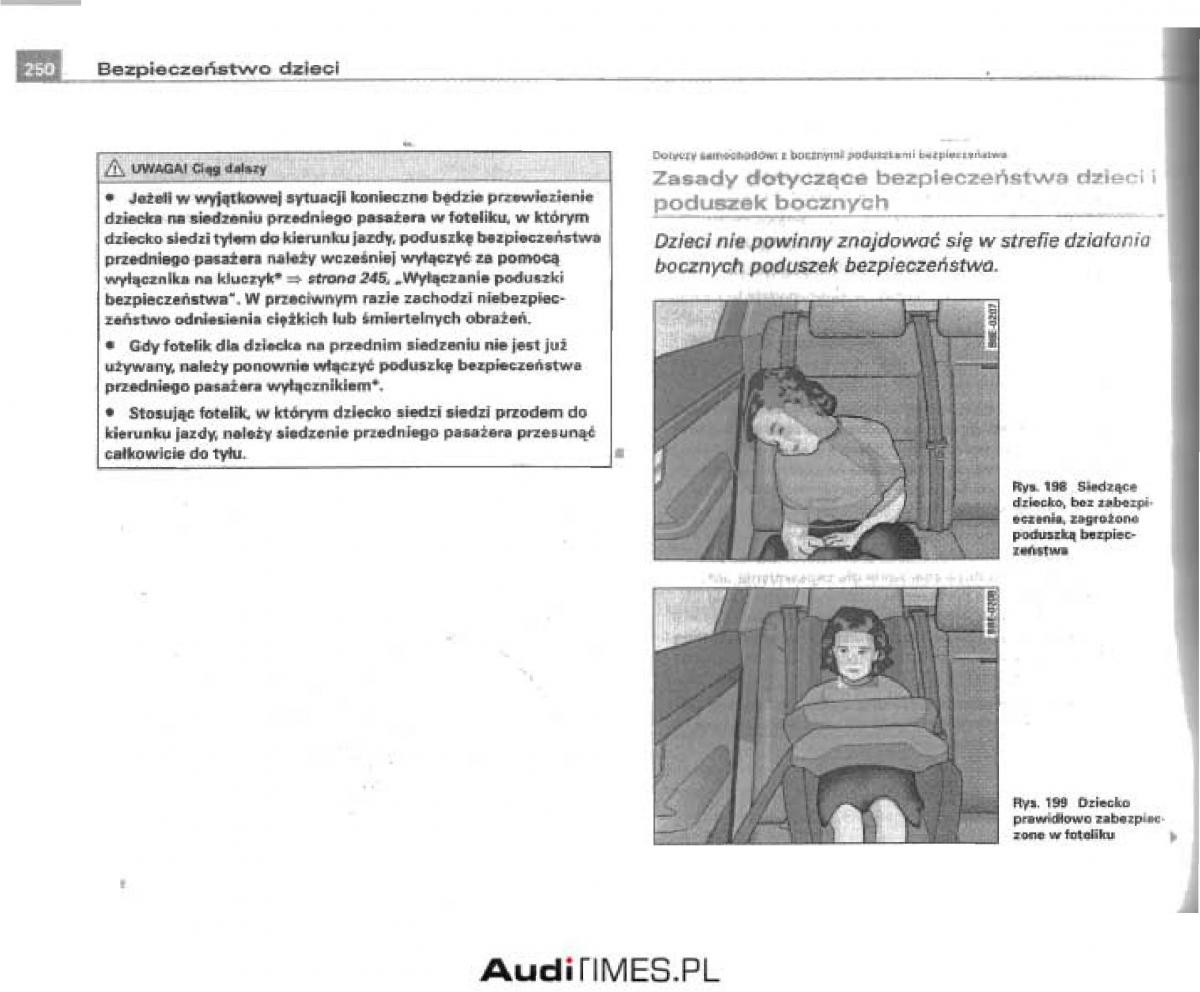 Audi A4 B6 instrukcja obslugi / page 241