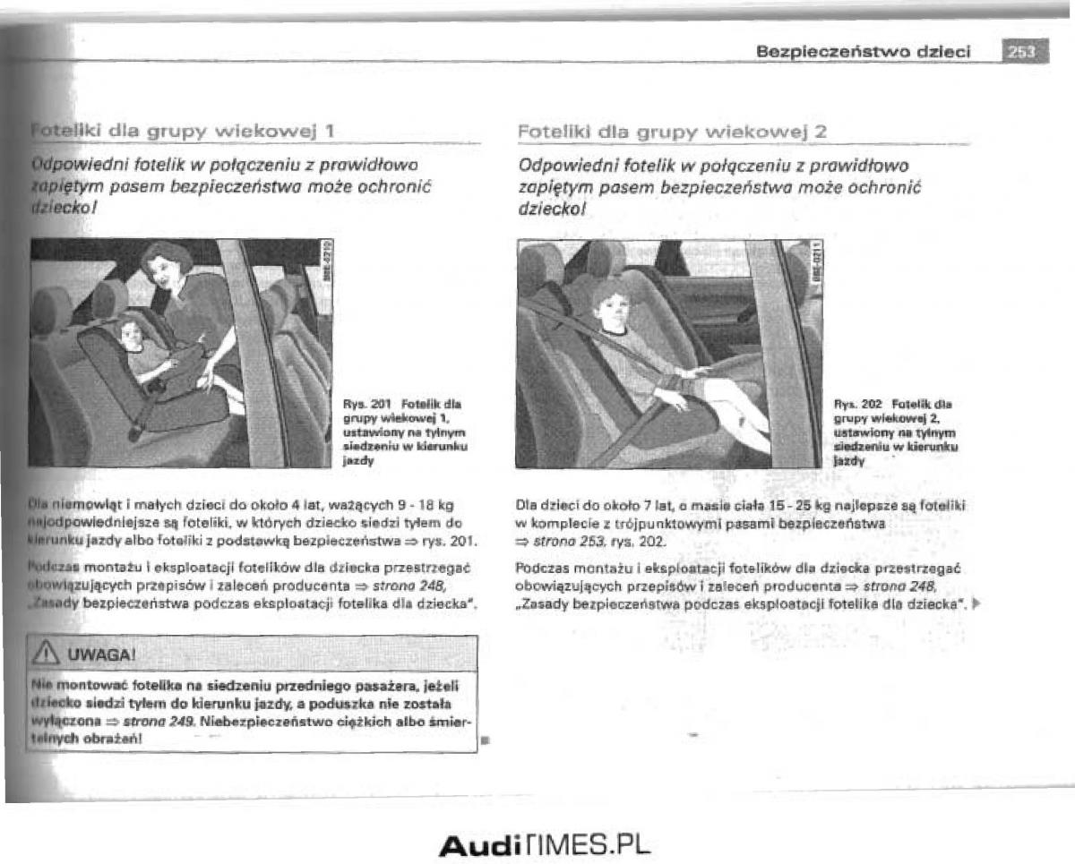 manual  Audi A4 B6 instrukcja / page 244