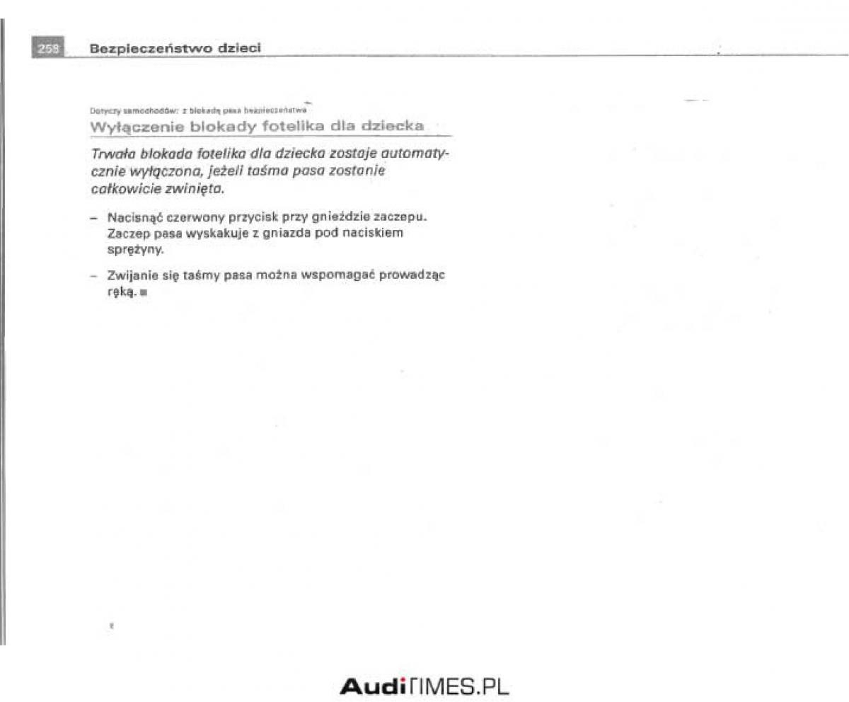 manual  Audi A4 B6 instrukcja / page 249