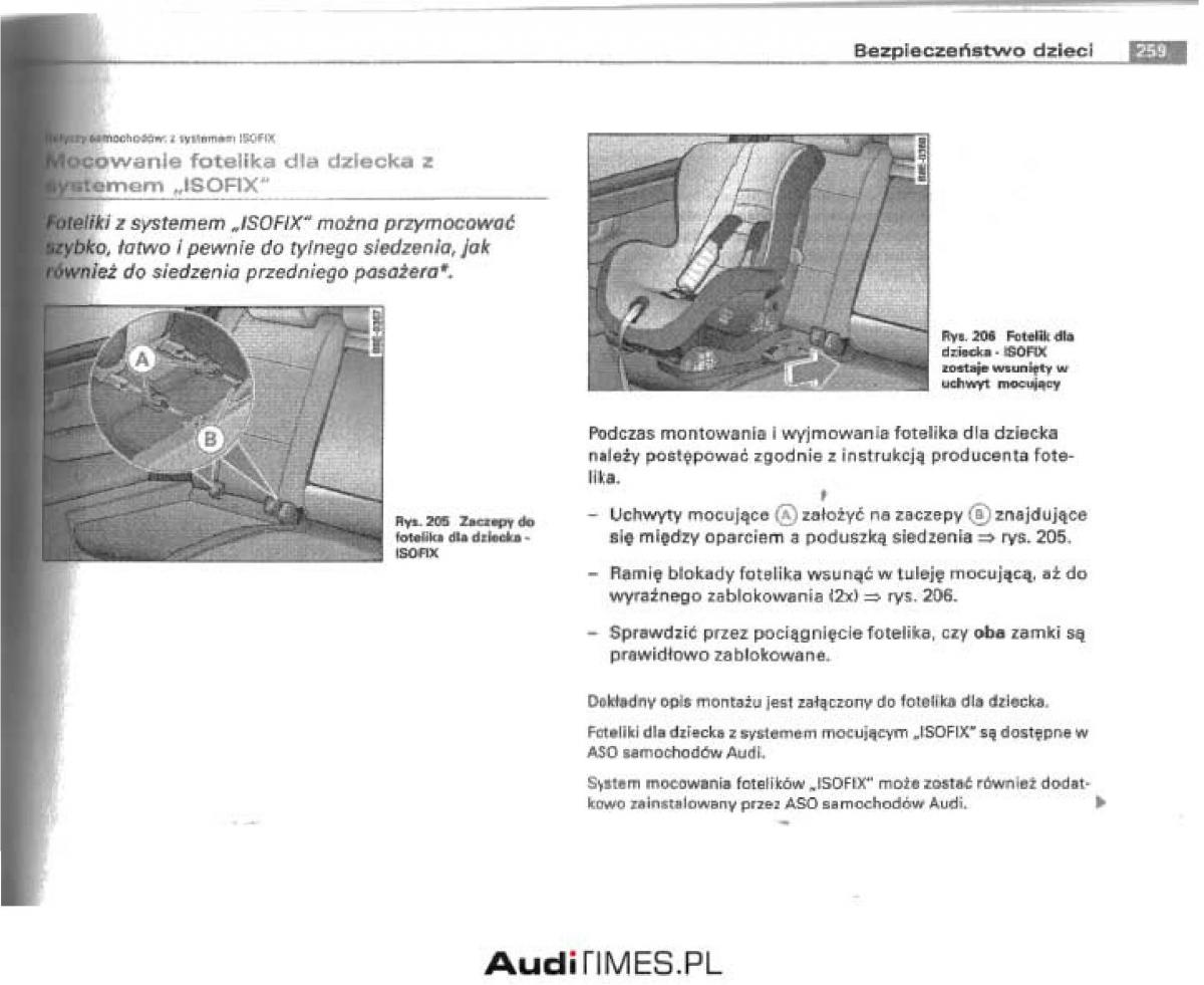 manual  Audi A4 B6 instrukcja / page 250