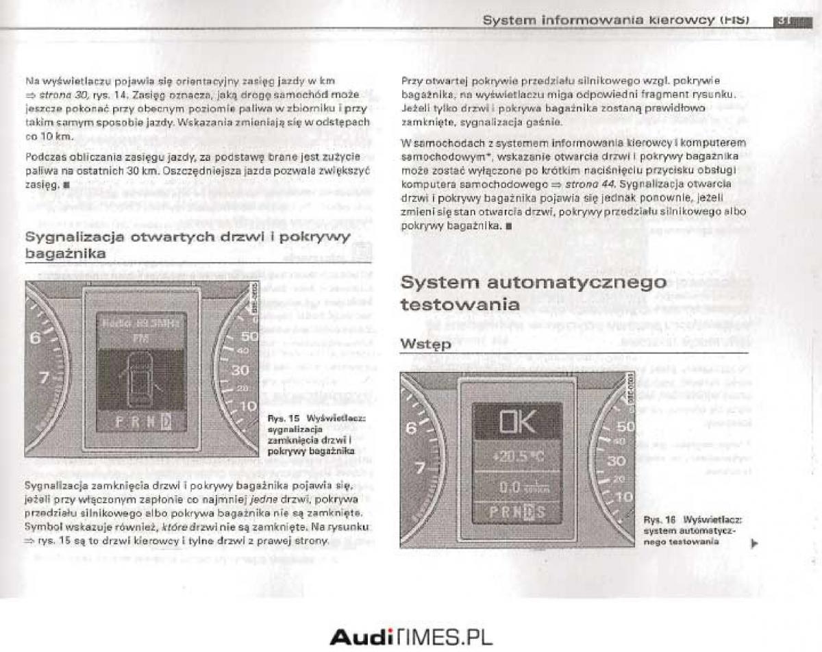 manual  Audi A4 B6 instrukcja / page 26