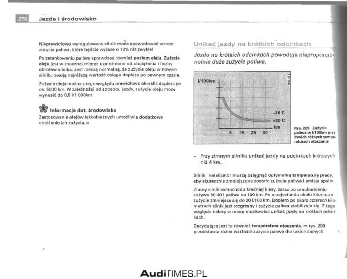 Audi A4 B6 instrukcja obslugi / page 264