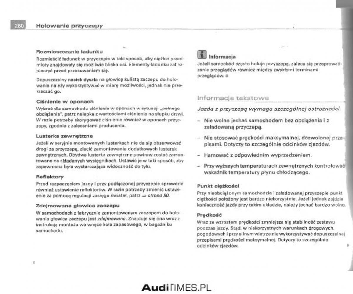 manual  Audi A4 B6 instrukcja / page 268