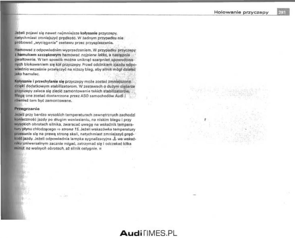 manual  Audi A4 B6 instrukcja / page 269