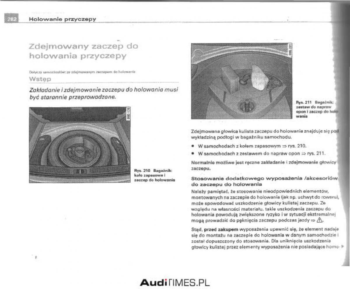 manual  Audi A4 B6 instrukcja / page 270