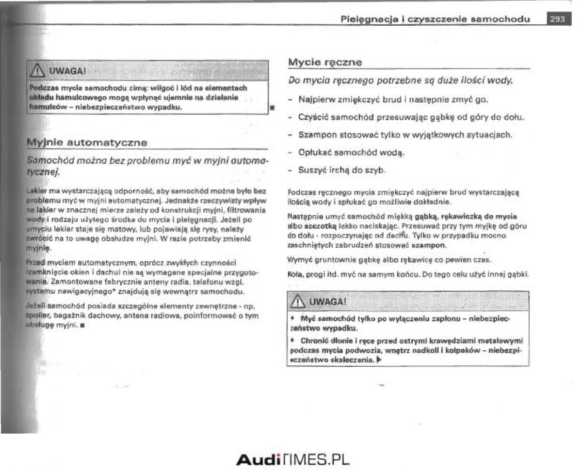 manual  Audi A4 B6 instrukcja / page 279