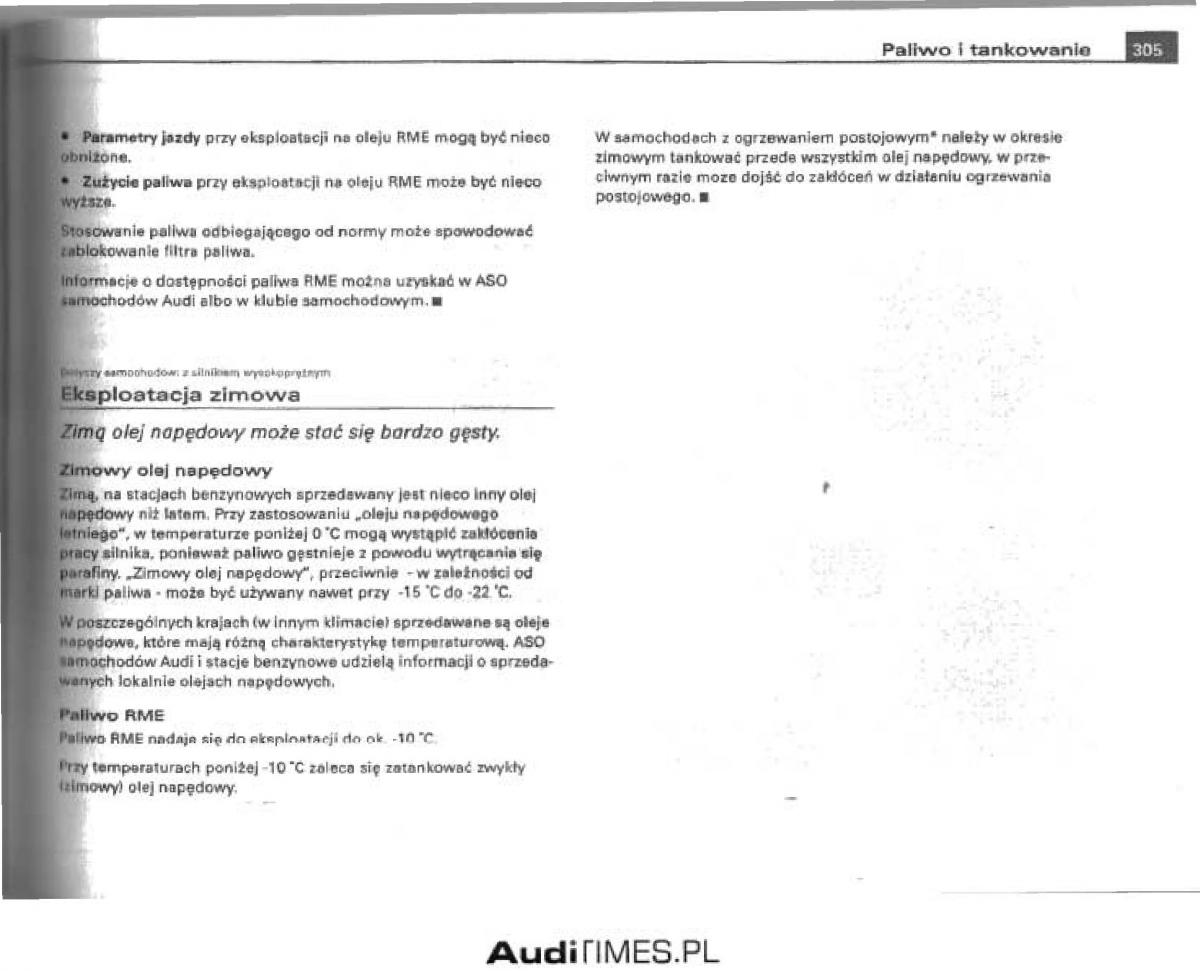 manual  Audi A4 B6 instrukcja / page 291