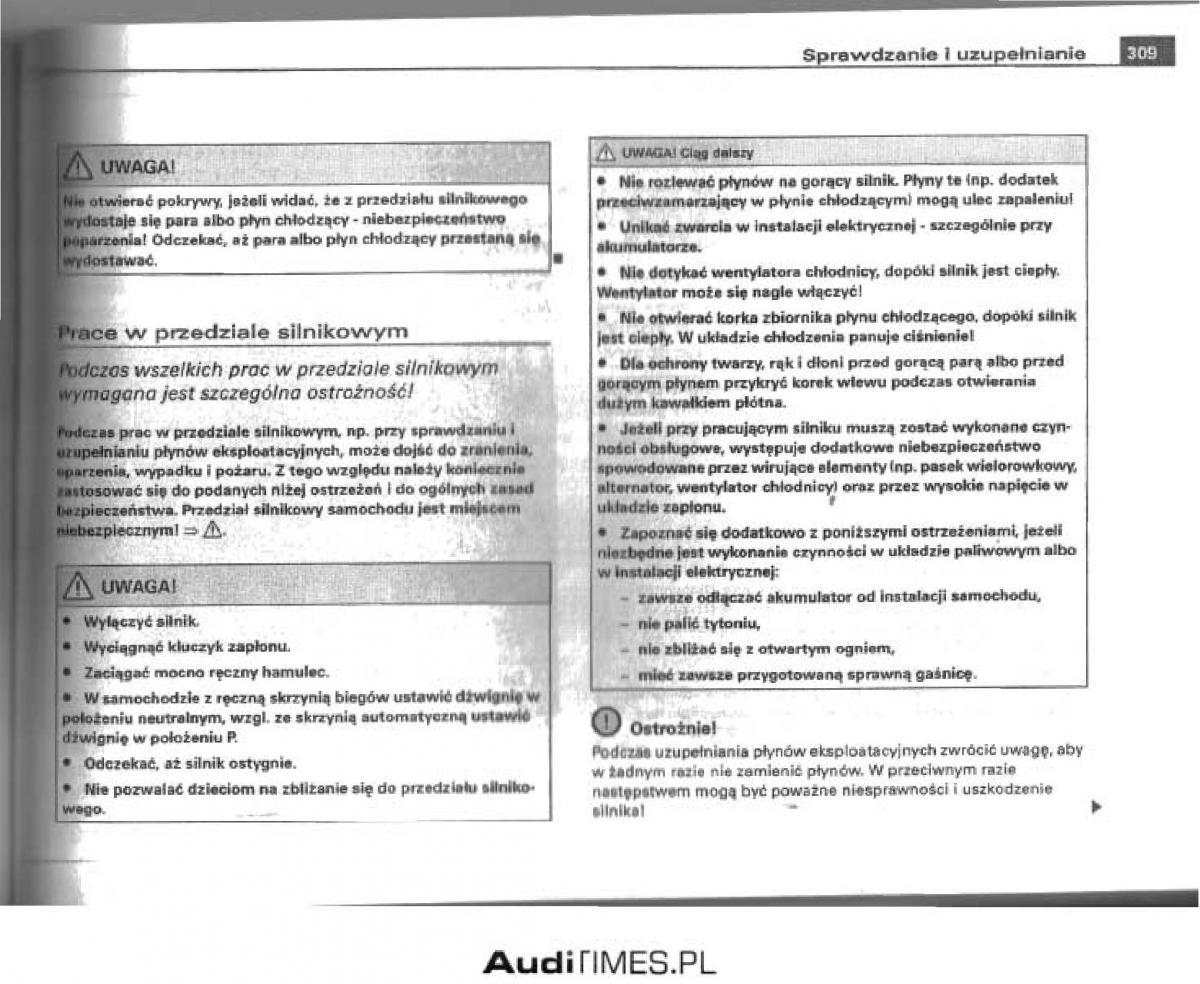 Audi A4 B6 instrukcja obslugi / page 295