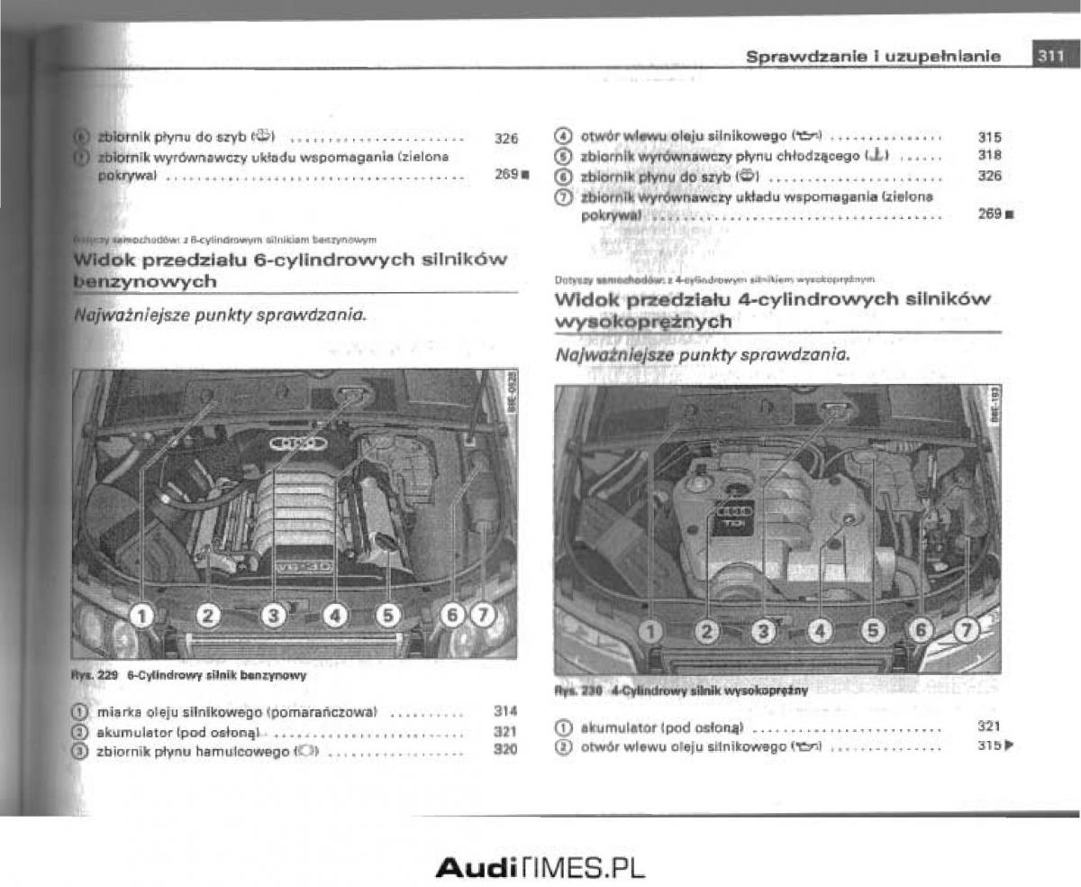 Audi A4 B6 instrukcja obslugi / page 297