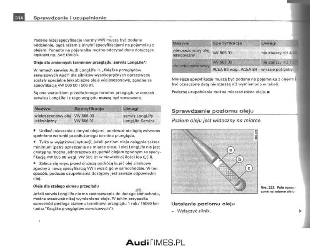 manual  Audi A4 B6 instrukcja / page 300