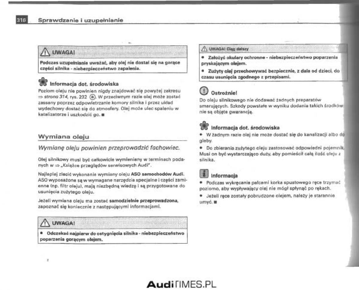 manual  Audi A4 B6 instrukcja / page 302