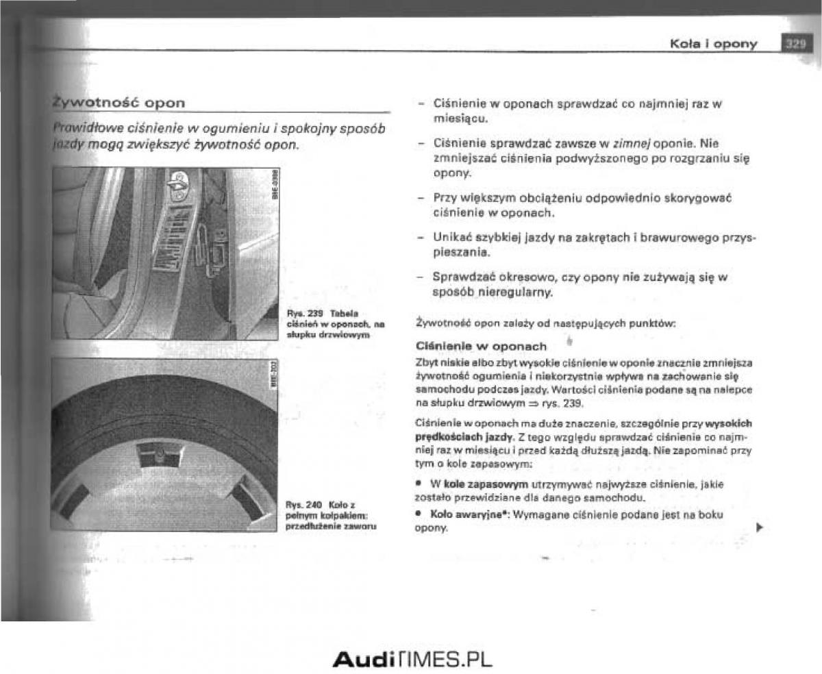 manual  Audi A4 B6 instrukcja / page 315