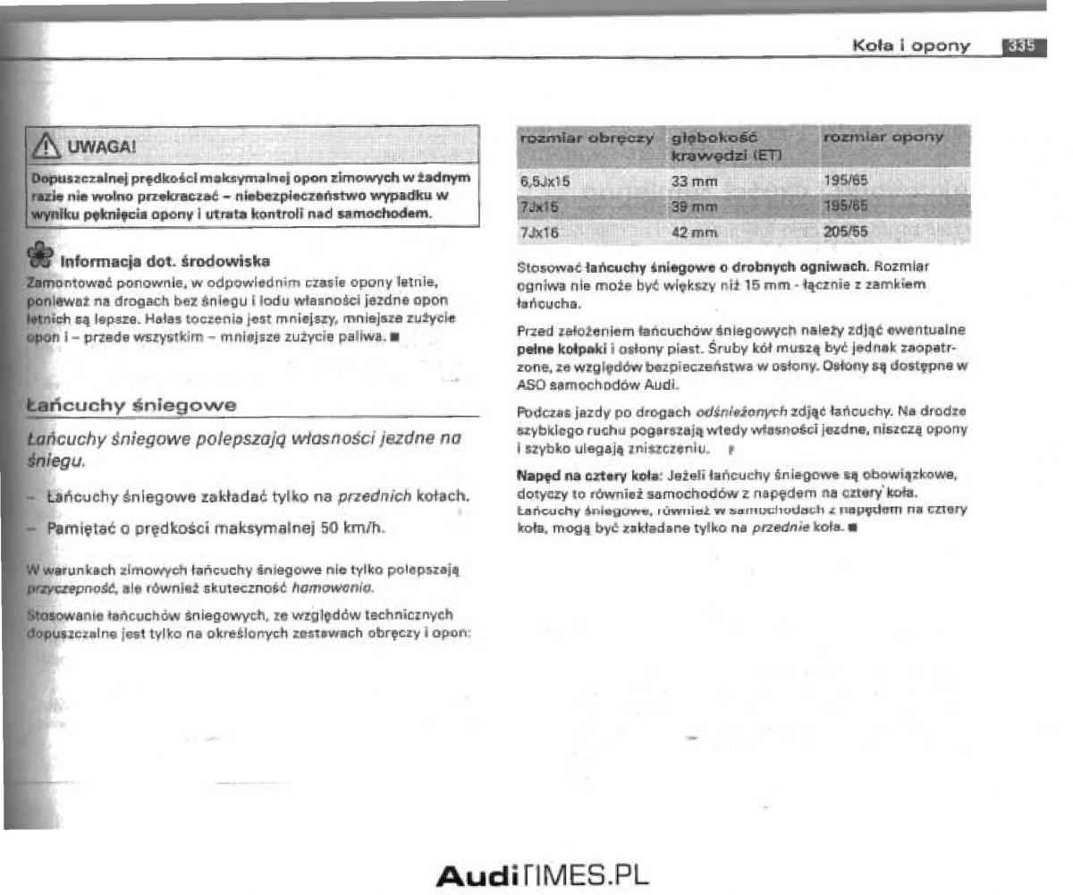 Audi A4 B6 instrukcja obslugi / page 321