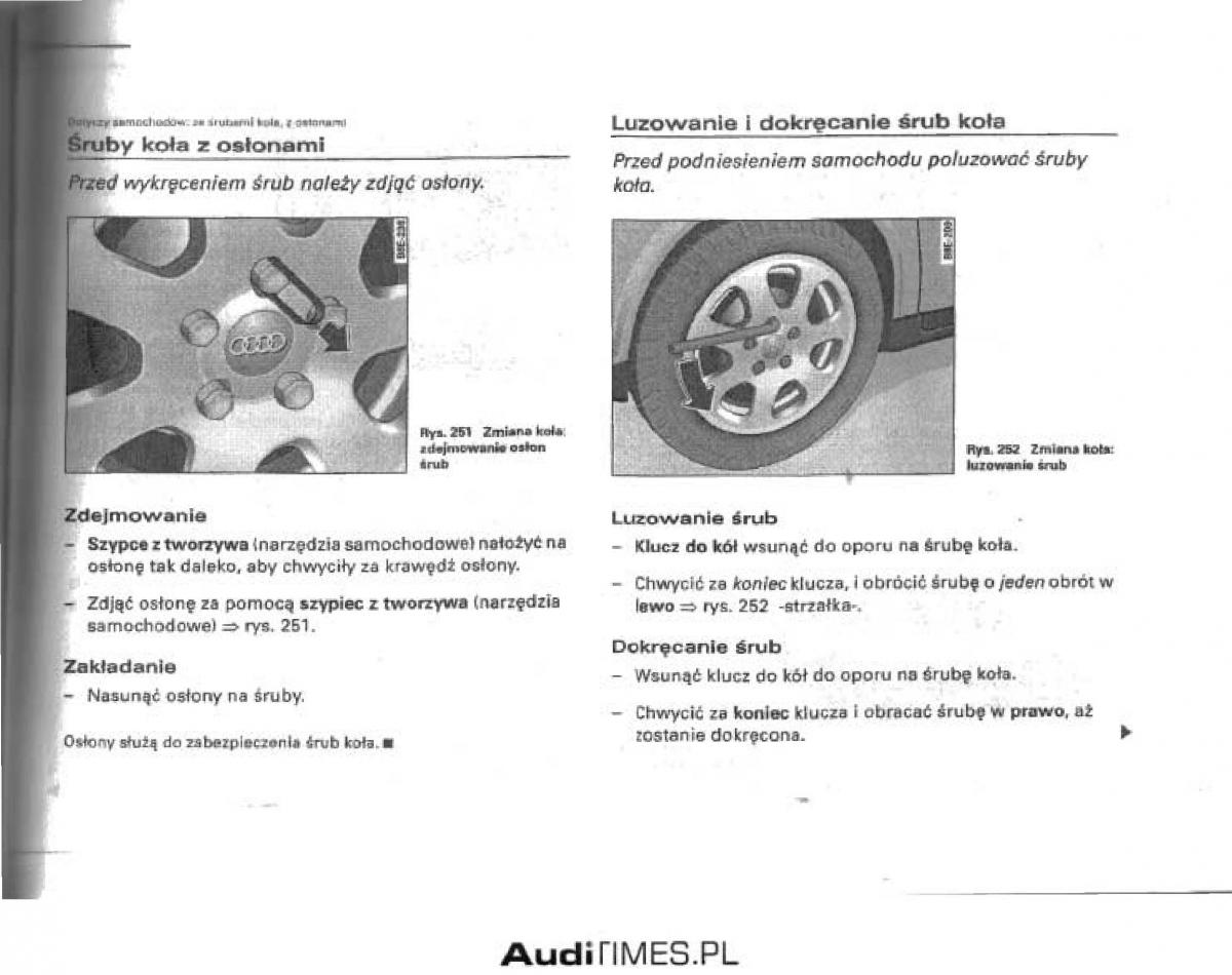 manual  Audi A4 B6 instrukcja / page 333