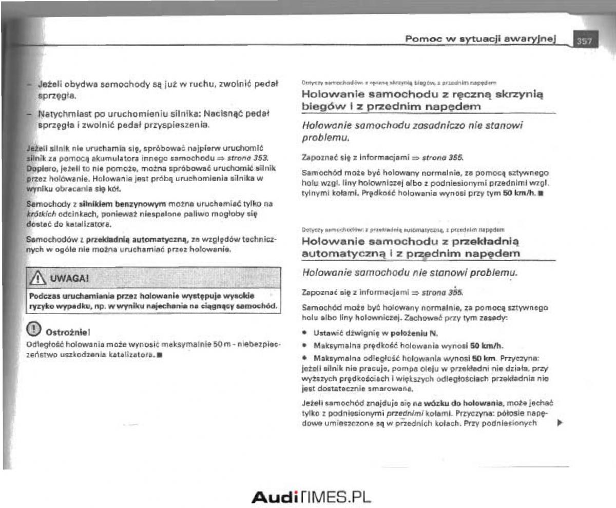 manual  Audi A4 B6 instrukcja / page 341