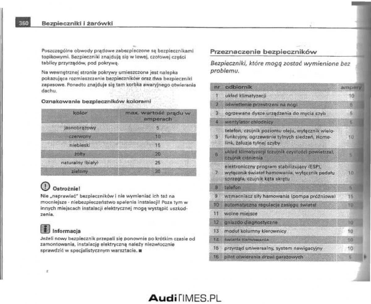 manual  Audi A4 B6 instrukcja / page 344