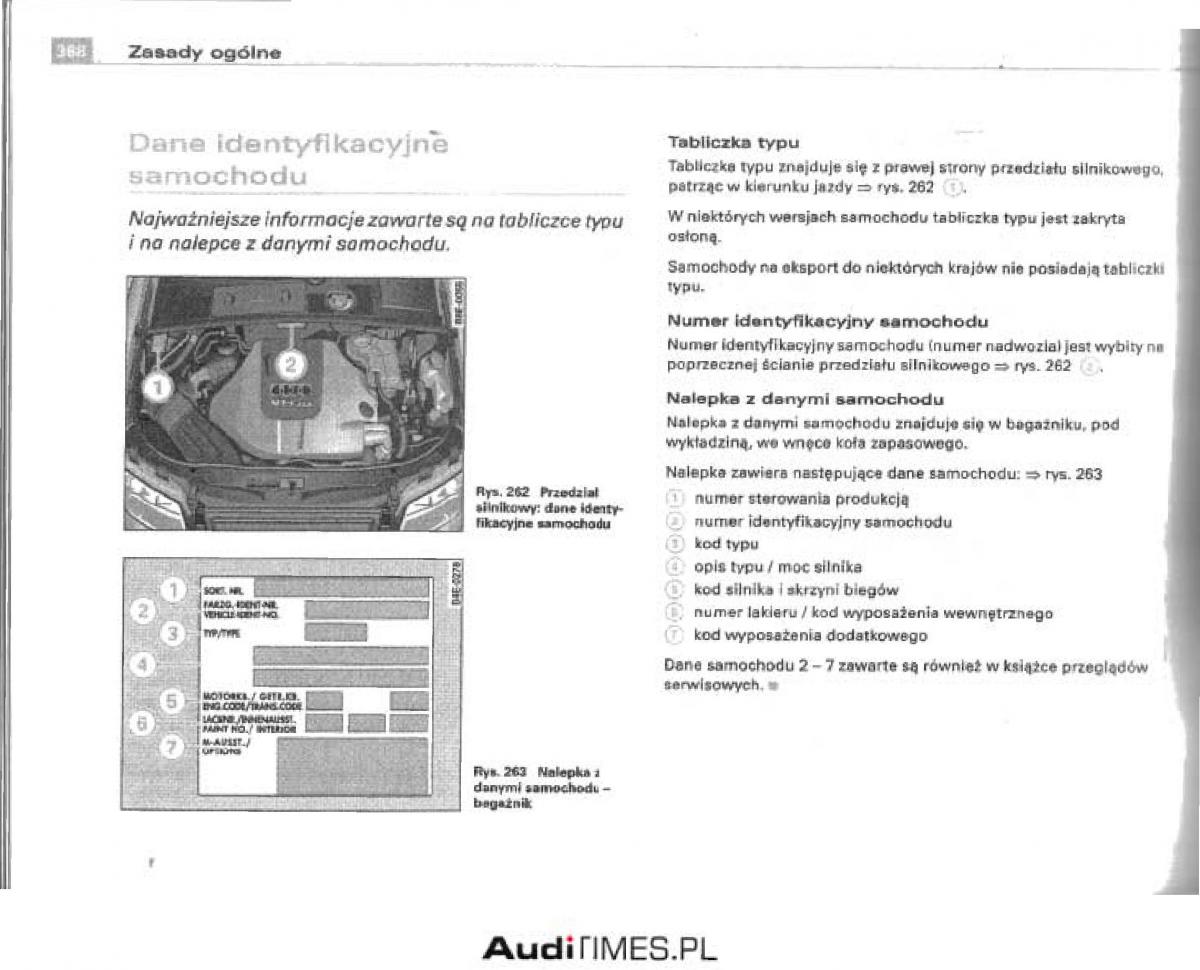 manual  Audi A4 B6 instrukcja / page 349