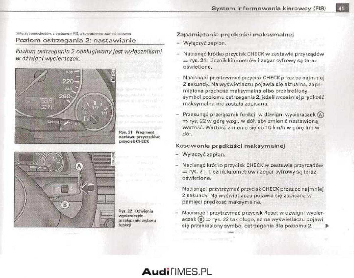 manual  Audi A4 B6 instrukcja / page 36