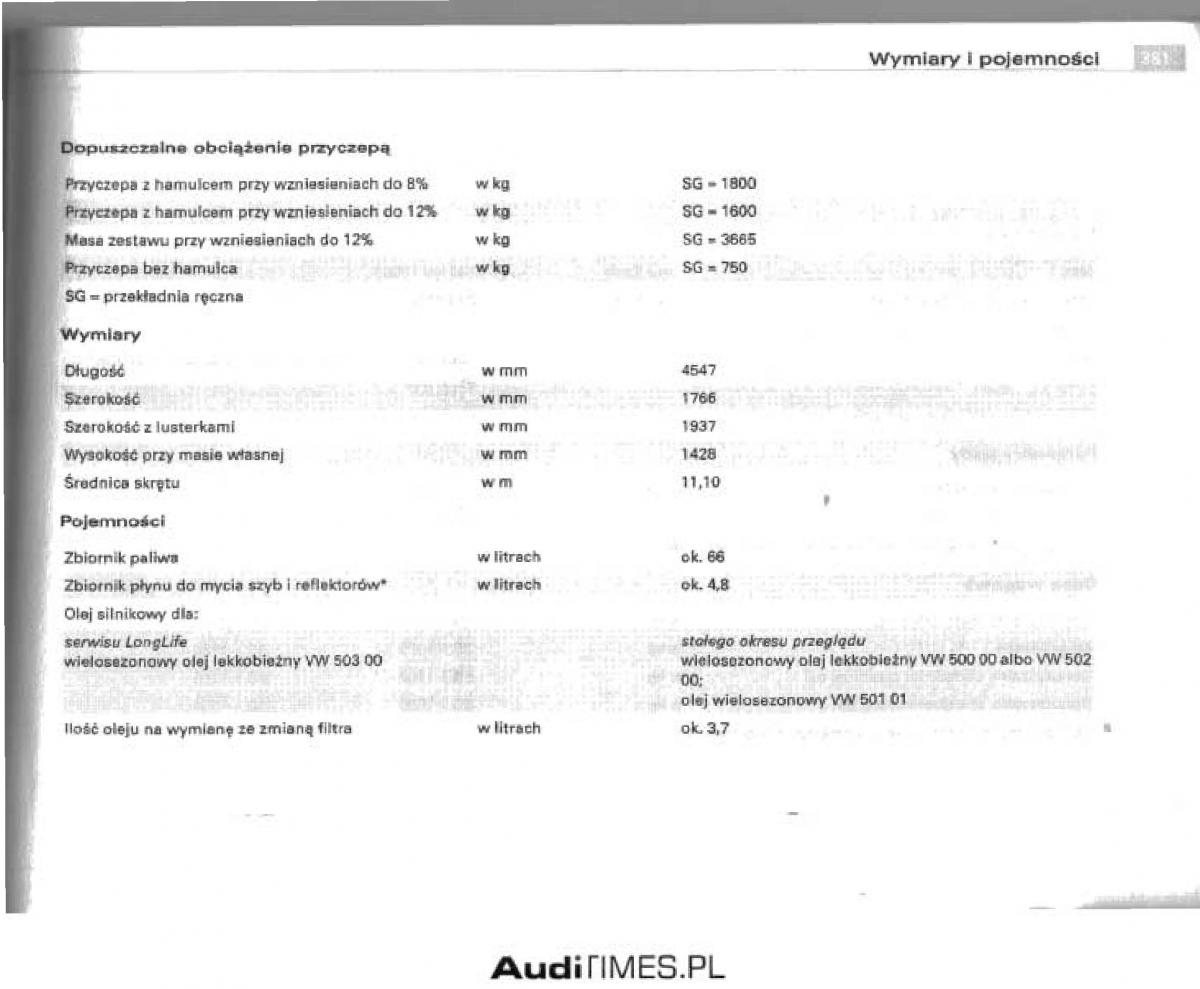 manual  Audi A4 B6 instrukcja / page 360